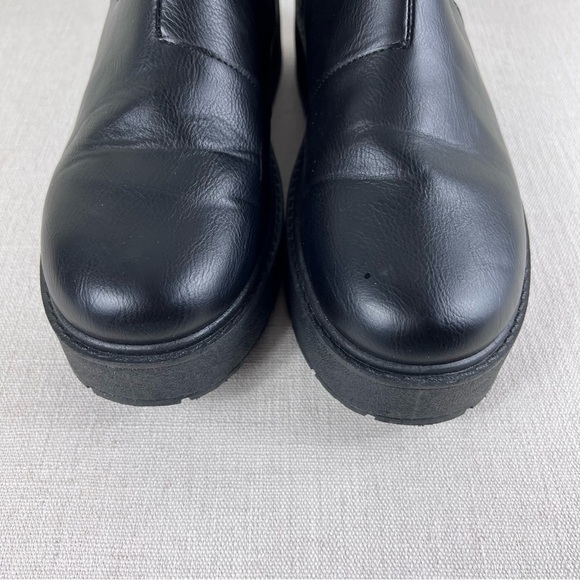 Krush Chunky Platform Combat Boots Women's Size 8 Block Heel Black - Picture 4 of 10
